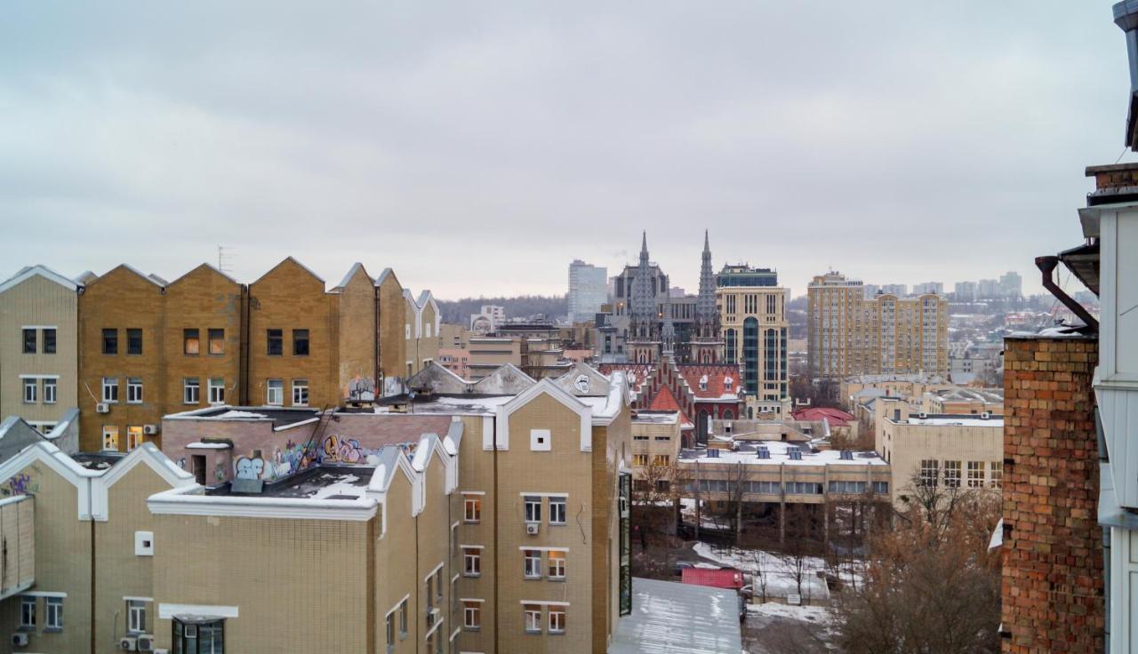 Квартира По Улице Федорова 1 Kiev Bagian luar foto